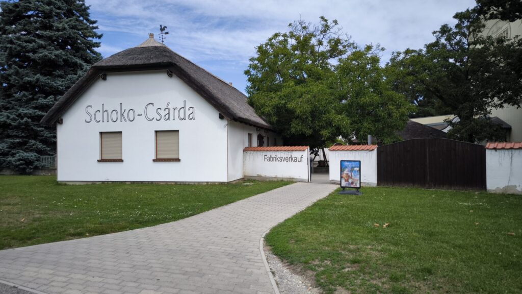Čokoládovňa Hauswirth - obľúbený cieľ cyklotrasy Petržalka - Kittsee.