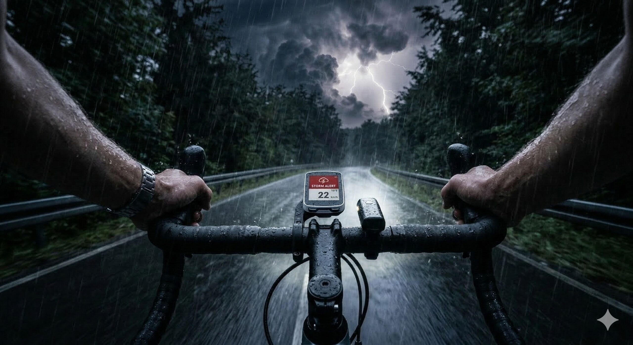 Jazda na bicykli a kolobežke v búrke: Ako prežiť a kedy to vzdať.