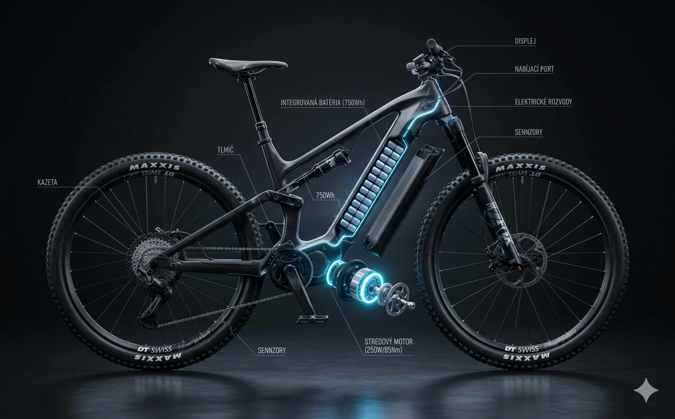 Ako funguje elektrobicykel: Anatómia bicykla
